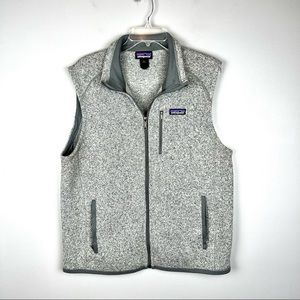 Patagonia Mens L Better Sweater Fleece Vest Stonewash Gray Recycled Polyester.